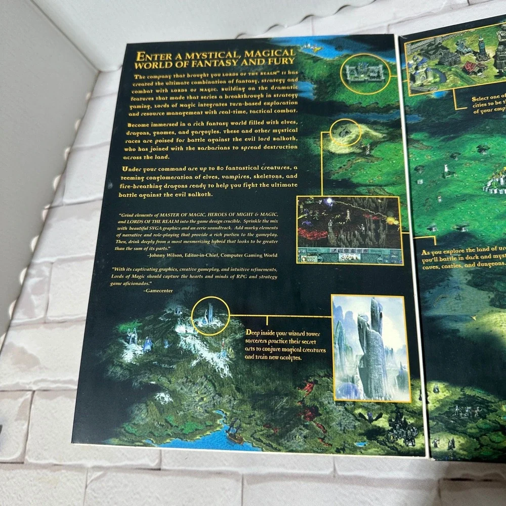 Lords of Magic PC CD ROM‎ Game Sierra Impressions Teen ESRB